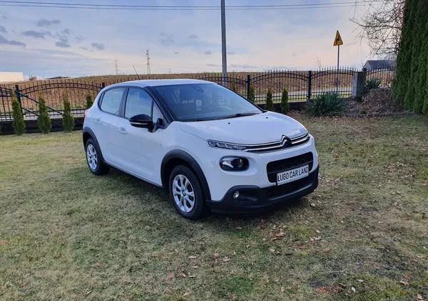 samochody osobowe Citroen C3 cena 45900 przebieg: 57000, rok produkcji 2019 z Chojna